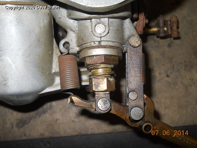 SU Carburetor Restorations/MGA Late H4 1407/Disassembly/DSCN0124